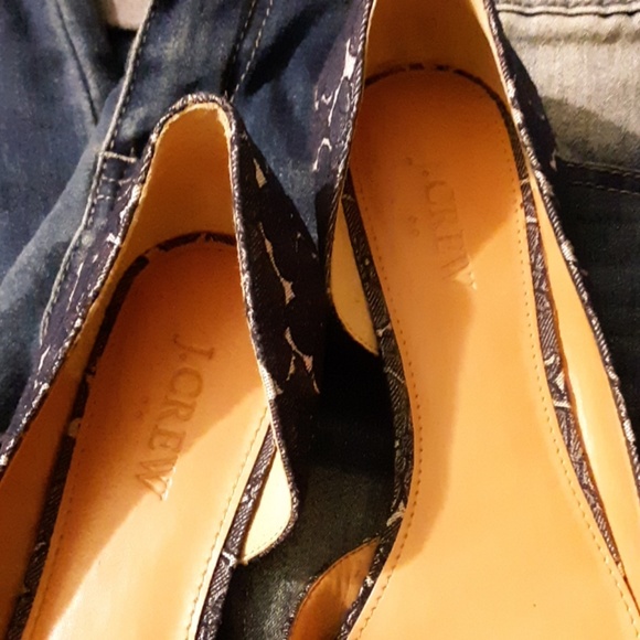 J crew denim flats - Picture 2 of 4